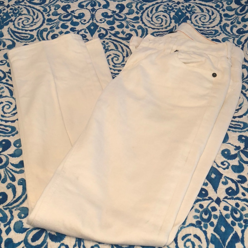 J Crew white jeans